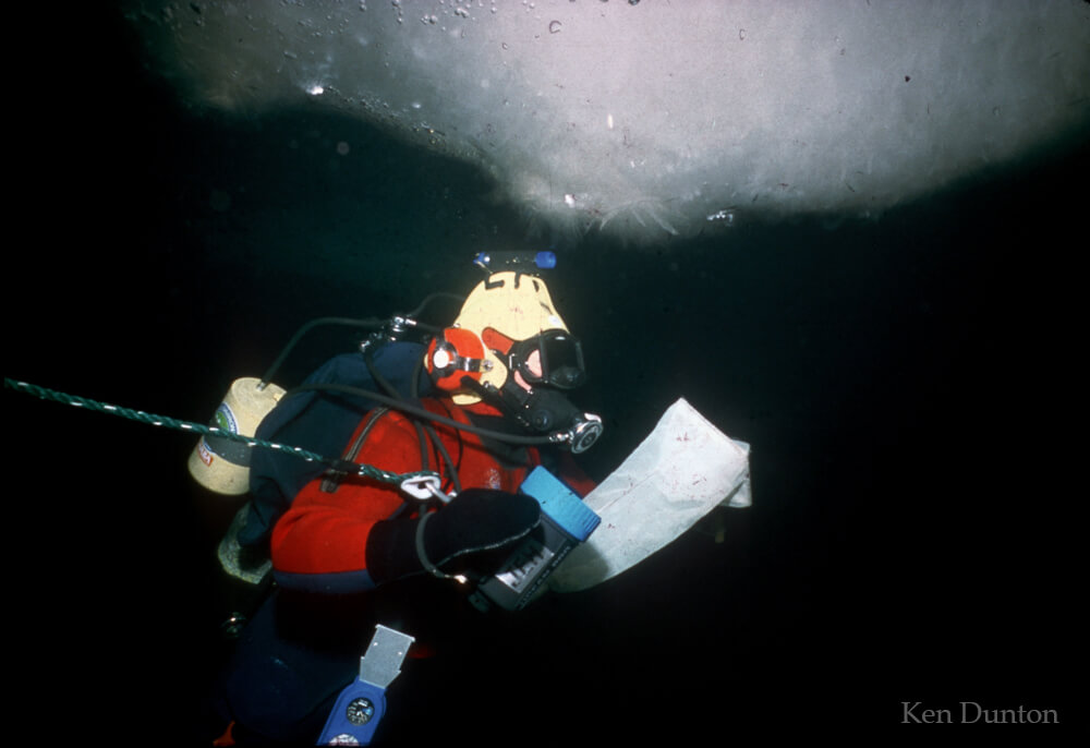 Under-ice diving